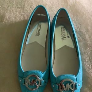 Michael Kors flats new size 7 turquoise